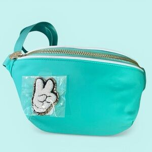 Stoney Clover Lane X Disney NWT Mickey Peace ✌️ Patch + Cotton Candy  Fanny